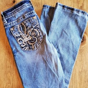 Miss Me Standard Boot Cut Jeans Sz 26